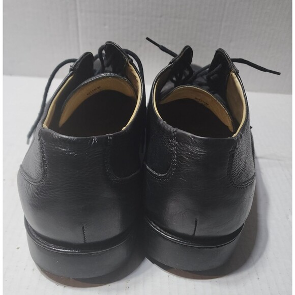 Belvedere Duke Leather Lace Up Cap Toe Oxford Black Derby Men's Shoes Size 13 D - Picture 9 of 12